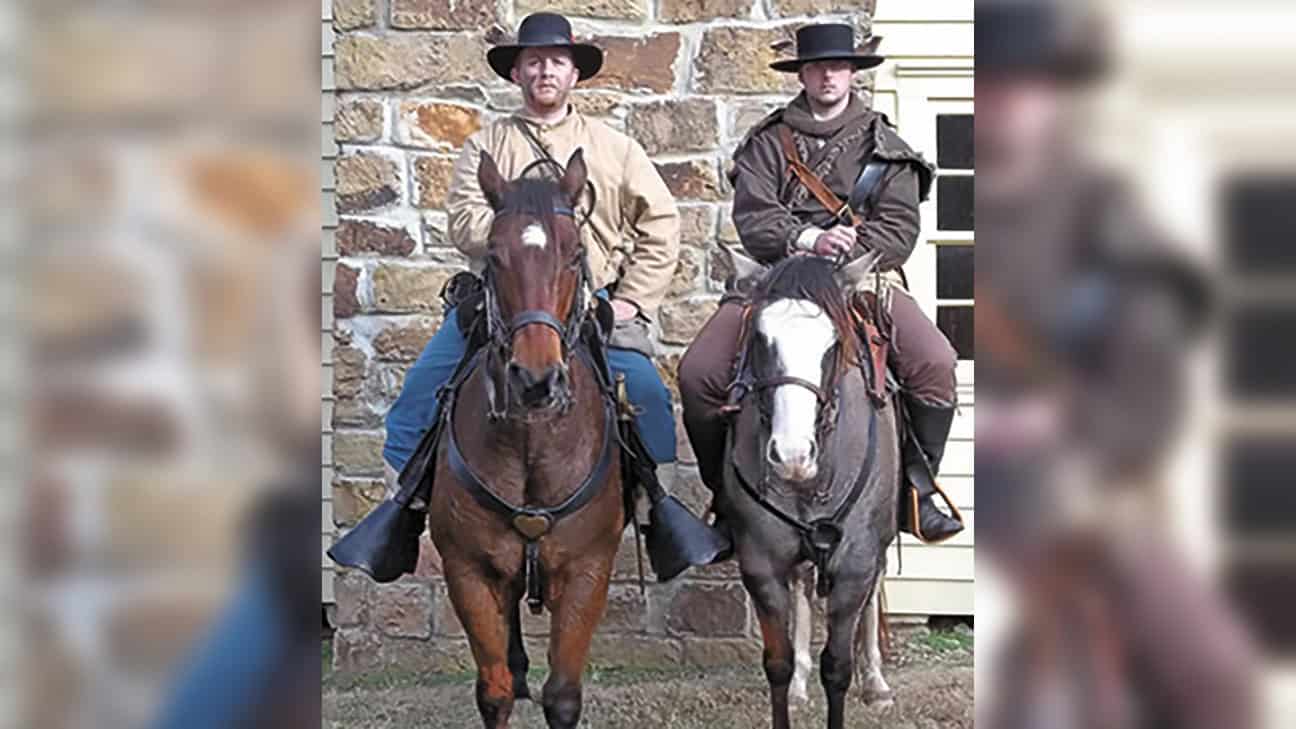 Choctaw Cavalry reenactors