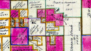 Land allotment map