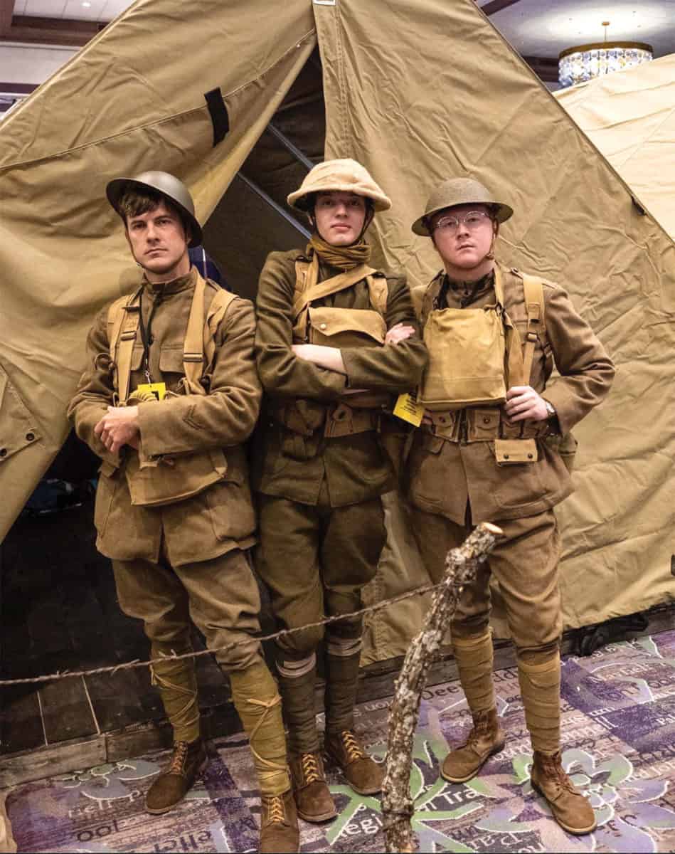 WWI reenactors