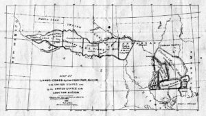 Map of lands ceded