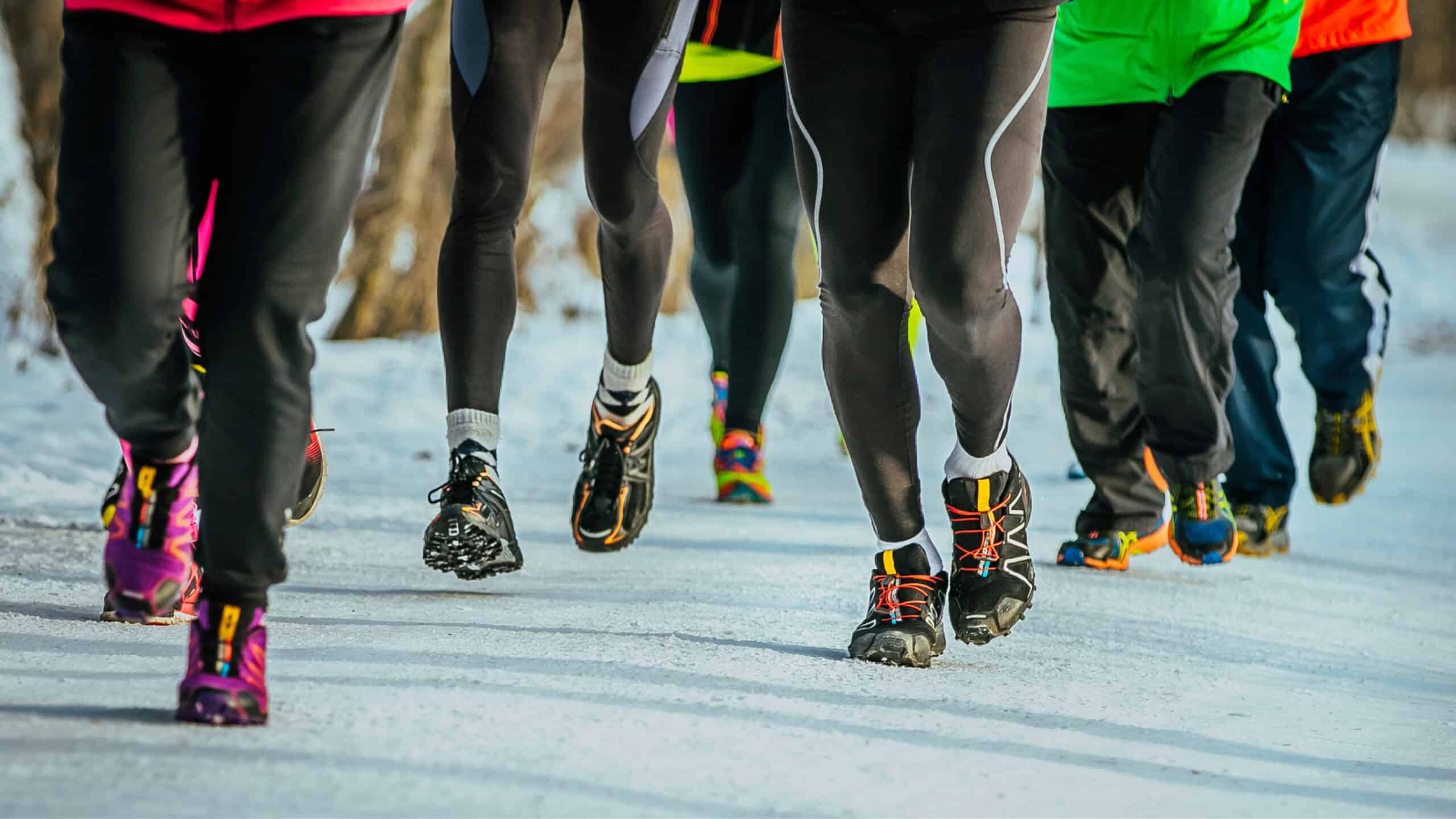 People running in the Happy Heart 5k