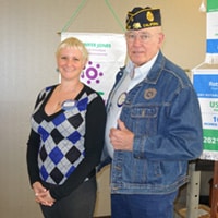 Tribal member conducts Roseville Rotary club Veterans Day program