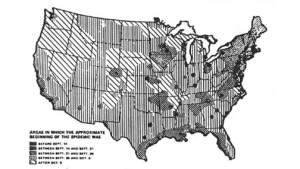 1918 Spanish Flu Map