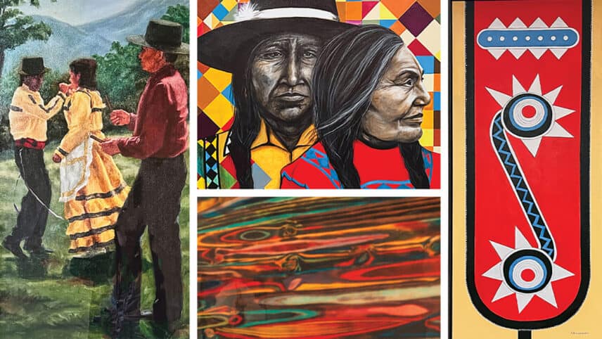 Choctaw artists artwork at Choctaw Landing