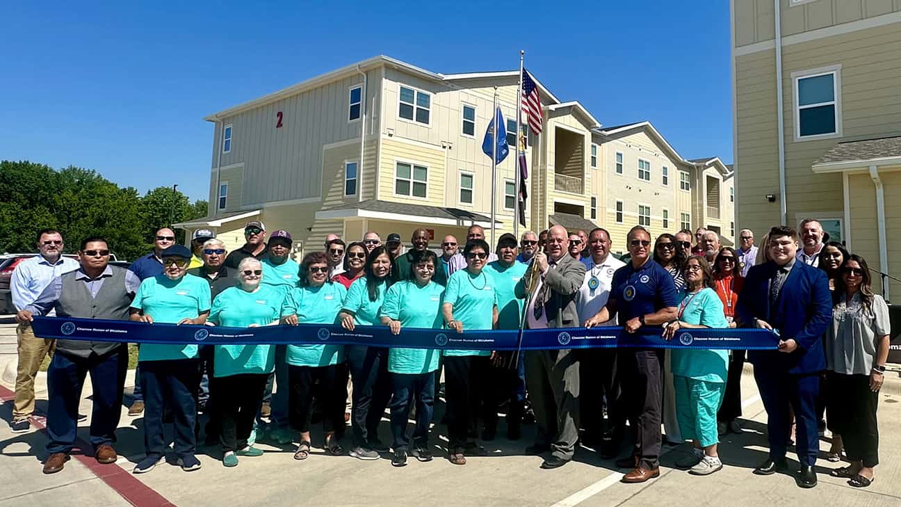 Timber View Apartments ribbon-cutting ceremony