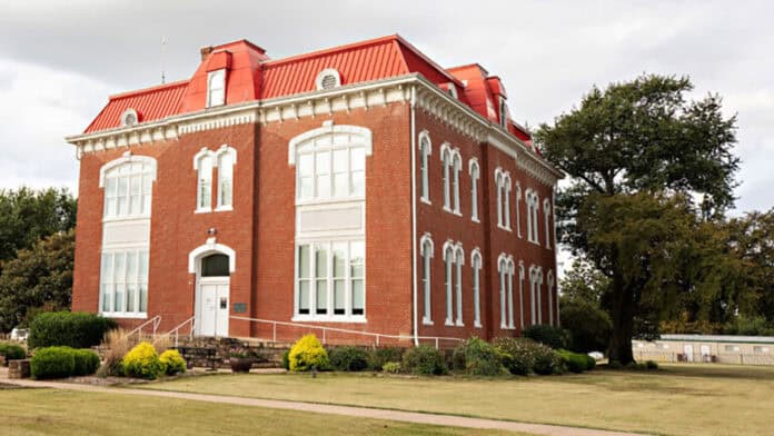 The Choctaw Nation museum building.