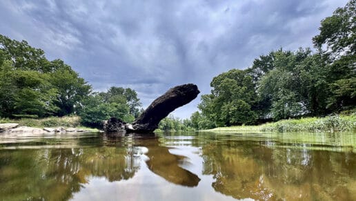 Reflections in the Kiamichi River