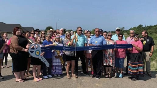 Choctaw Nation cuts the ribbon on new LEAP Homes in District 4.