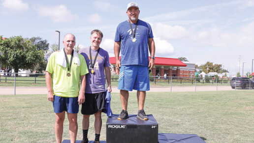 Choctaw Fittest Warrior Legend category, 1st - Anthony Dillard, 2nd - Gary Batton, 3rd - Byron Smith/Wayne Moore (tie)