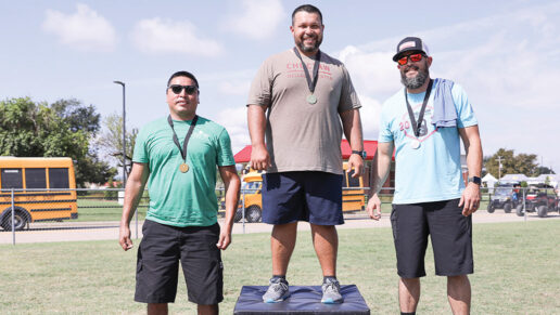 Choctaw Fittest Warrior Master category, 1st - Paul Crow, 2nd - Trey Daniel, 3rd - Bobby Williams.