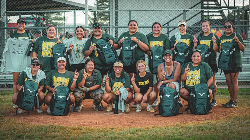 Women's Softball Champions: Pokko Nafku