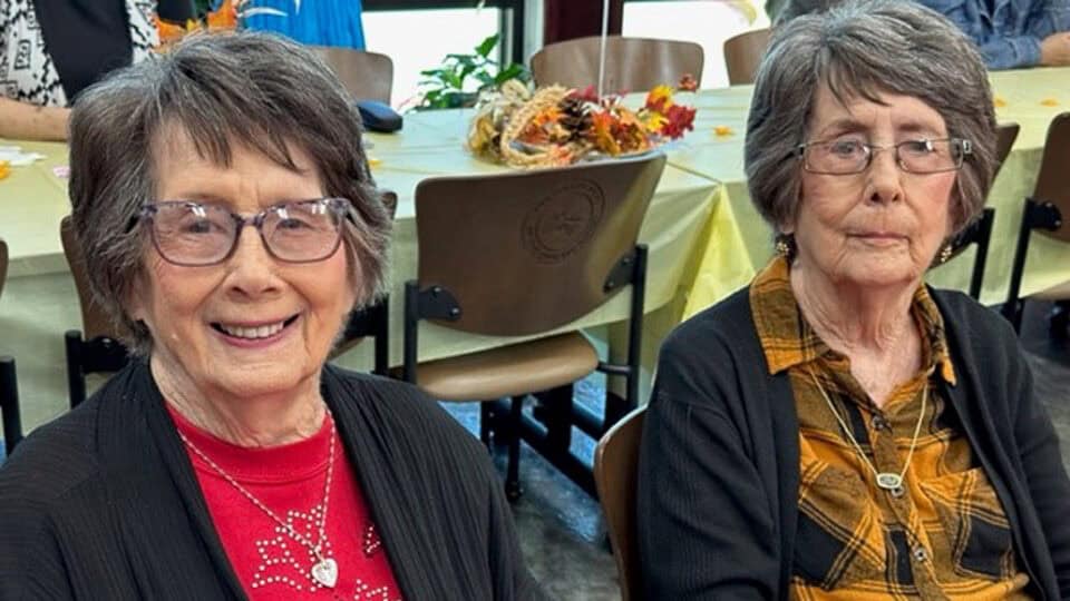 People enjoy their community meals at the Choctaw Nation Community Centers.