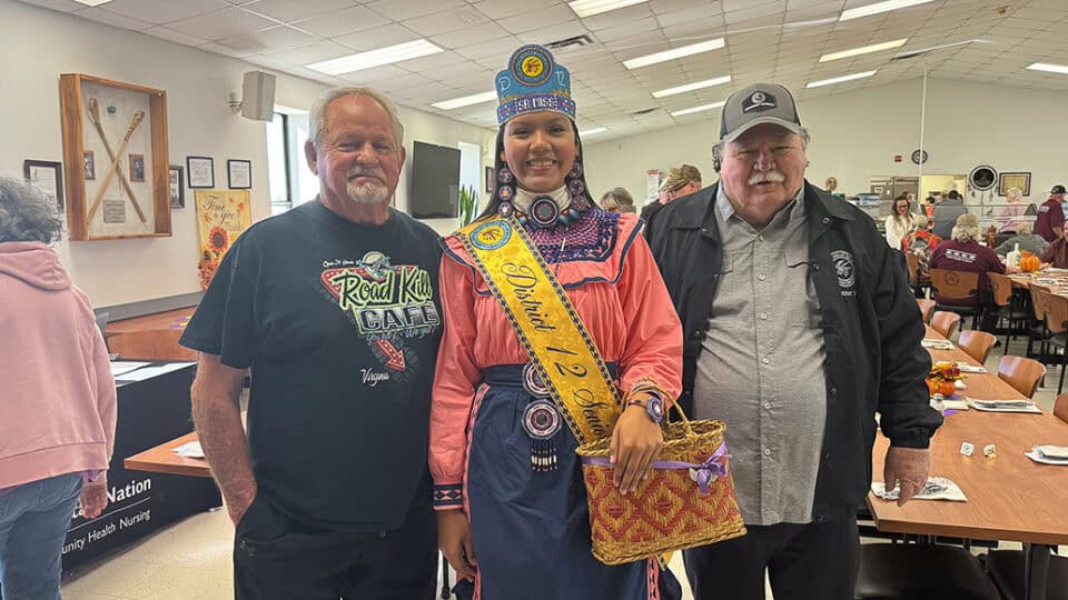 People enjoy their community meals at the Choctaw Nation Community Centers.