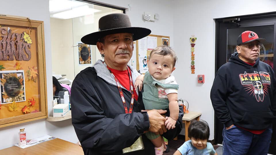 People enjoy their community meals at the Choctaw Nation Community Centers.