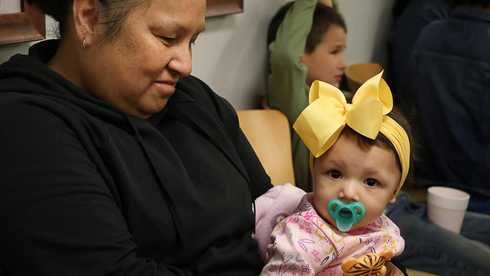 People enjoy their community meals at the Choctaw Nation Community Centers.