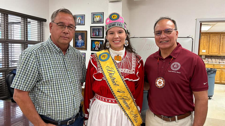 People enjoy their community meals at the Choctaw Nation Community Centers.