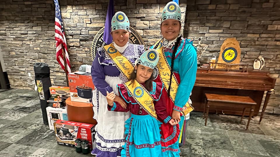 People enjoy their community meals at the Choctaw Nation Community Centers.