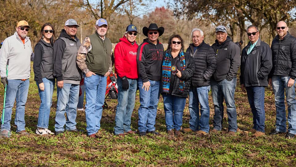 Group photo of some of the Choctaw Nation leadership